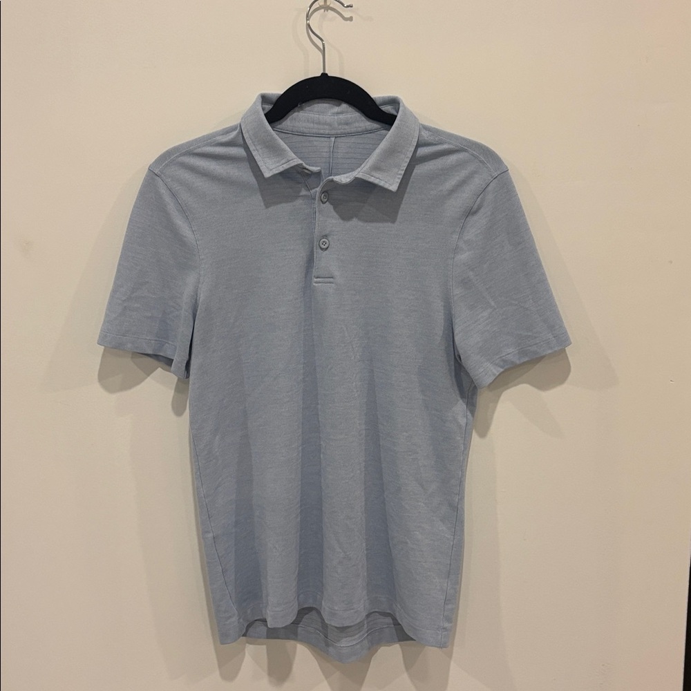 lululemon athletica Light Gray Polo Shirt